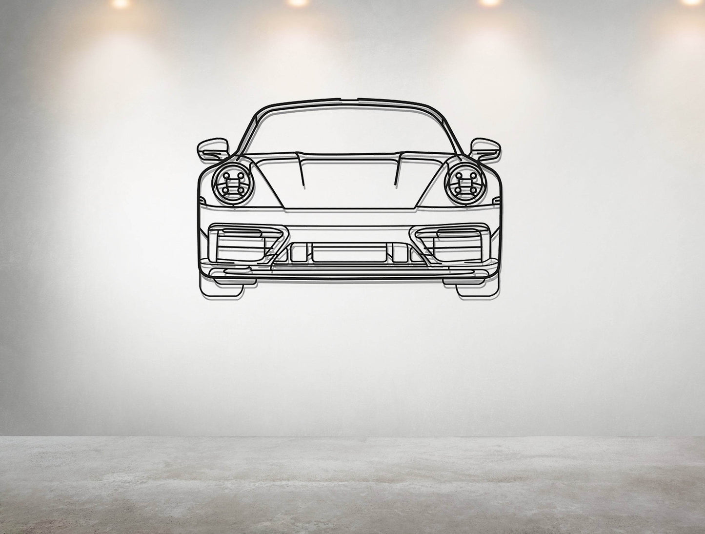 911 Model 992 Front - Metal Wall Art - Metal Art