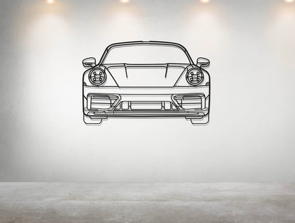 911 Model 992 Front - Metal Wall Art - Metal Art