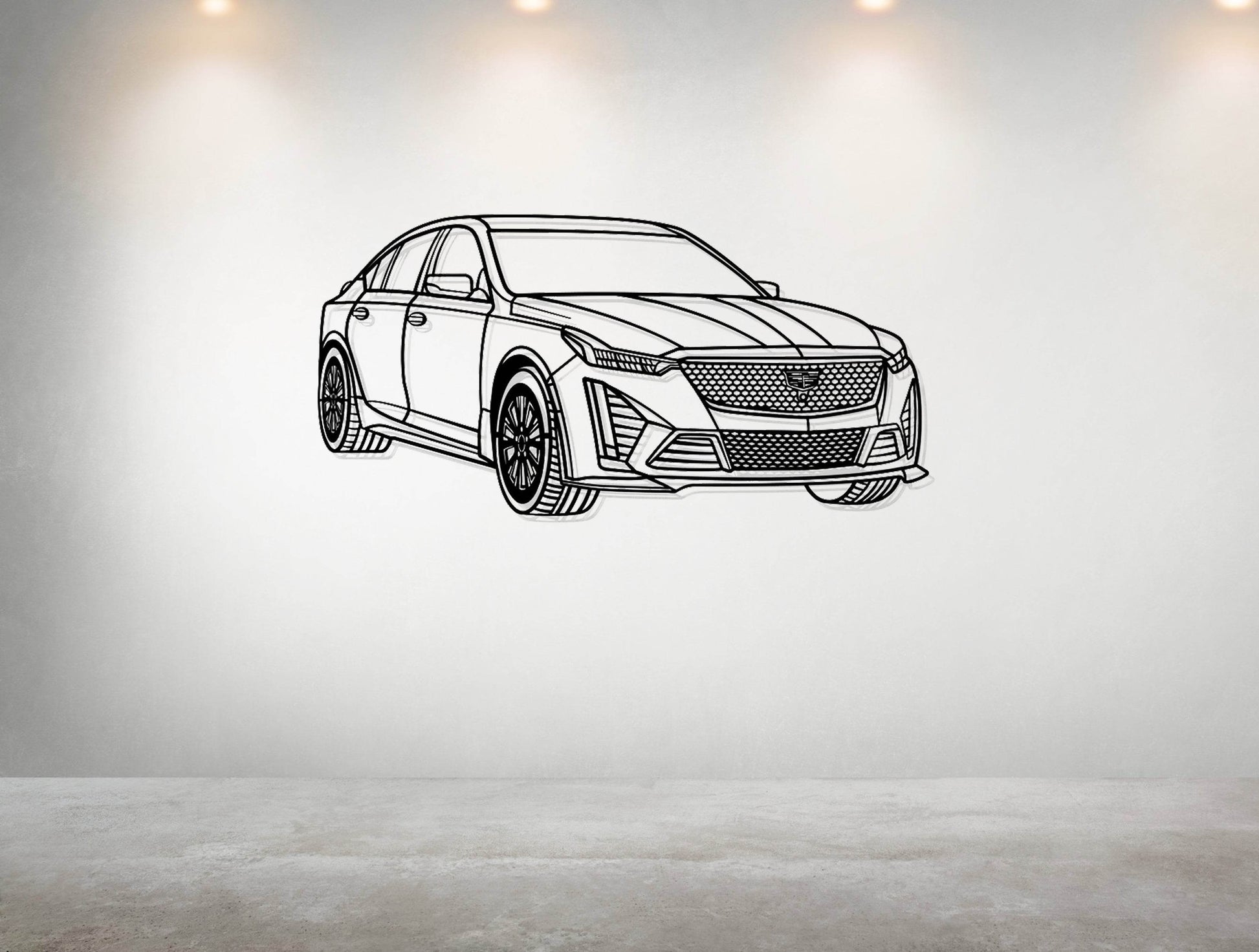 CT5-V Blackwing Perspective - Metal Wall Art - Metal Art