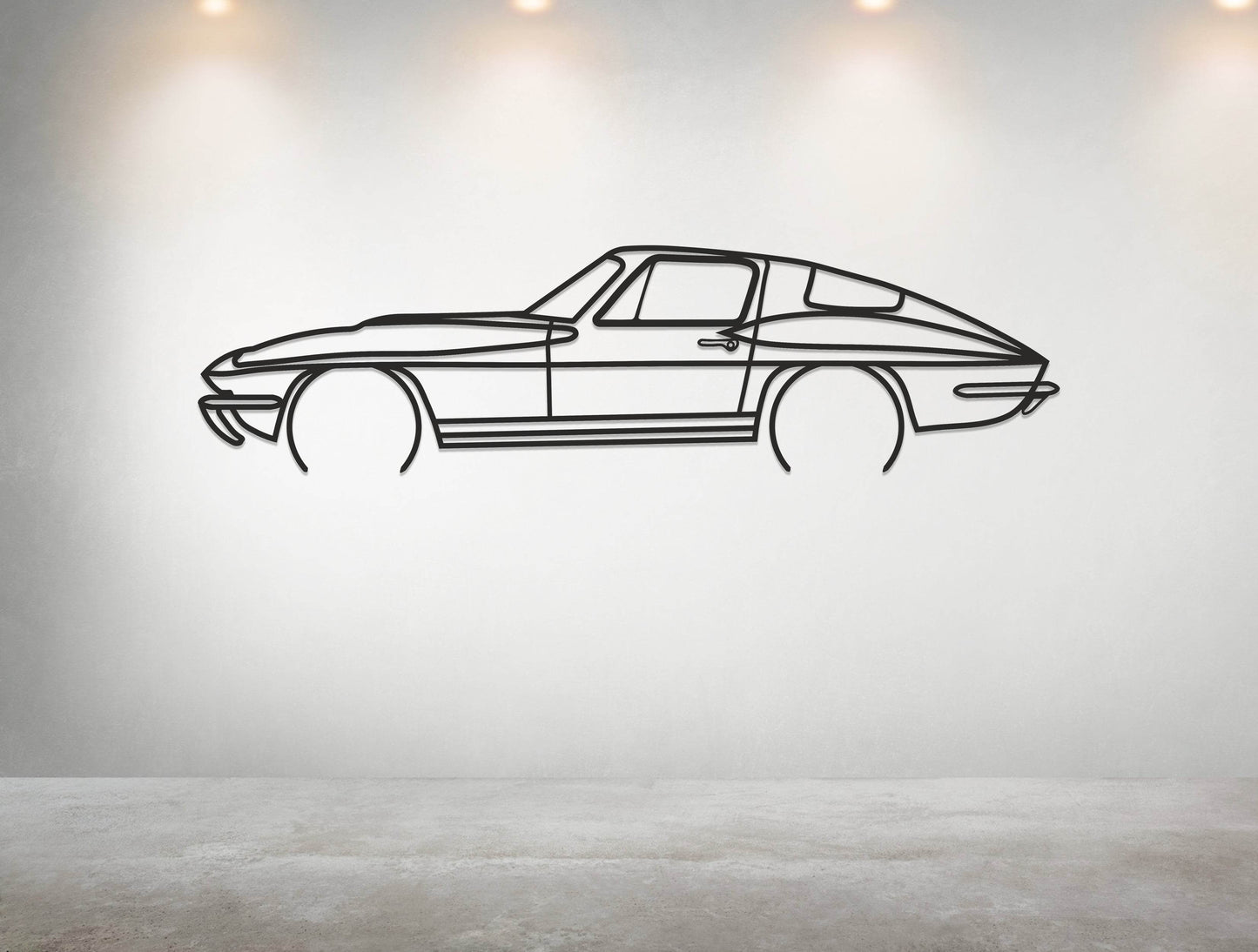 Corvette C2 Sting Ray - Metal Wall Art - Metal Art