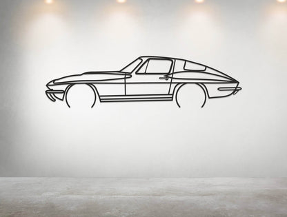 Corvette C2 Sting Ray - Metal Wall Art - Metal Art