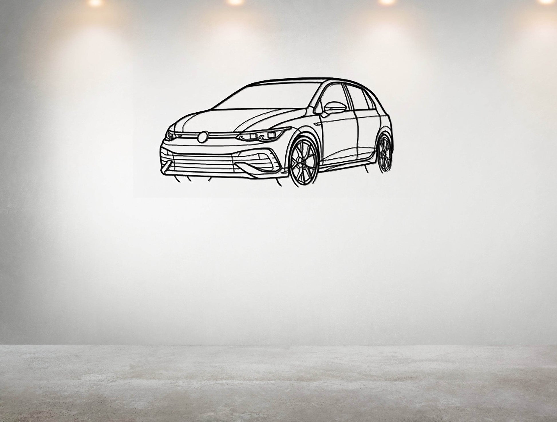 Golf R 2023 - Metal Wall Art - Metal Art