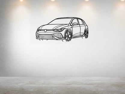 Golf R 2023 - Metal Wall Art - Metal Art