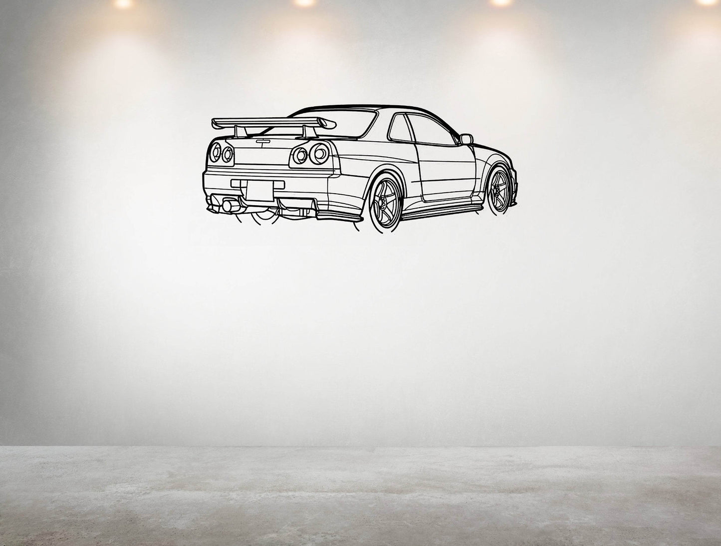 R34 GTR Nismo - Metal Wall Art - Metal Art