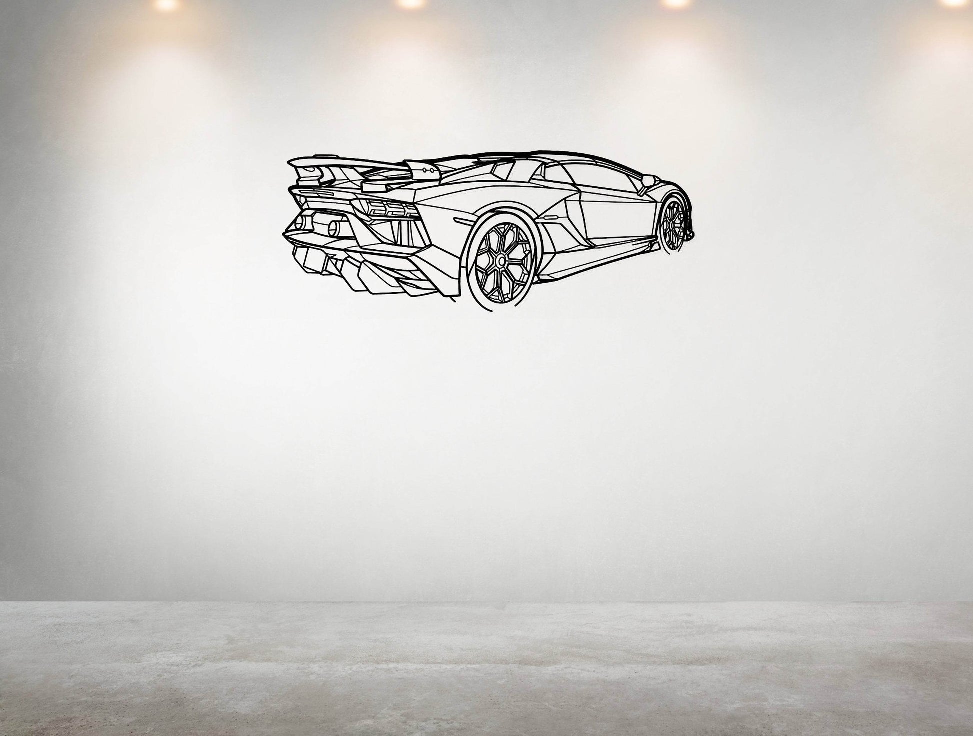 Aventador SVJ Roadster - Metal Wall Art - Metal Art