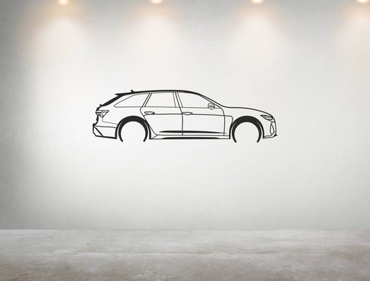 RS6 Avant - Metal Wall Art - Metal Art