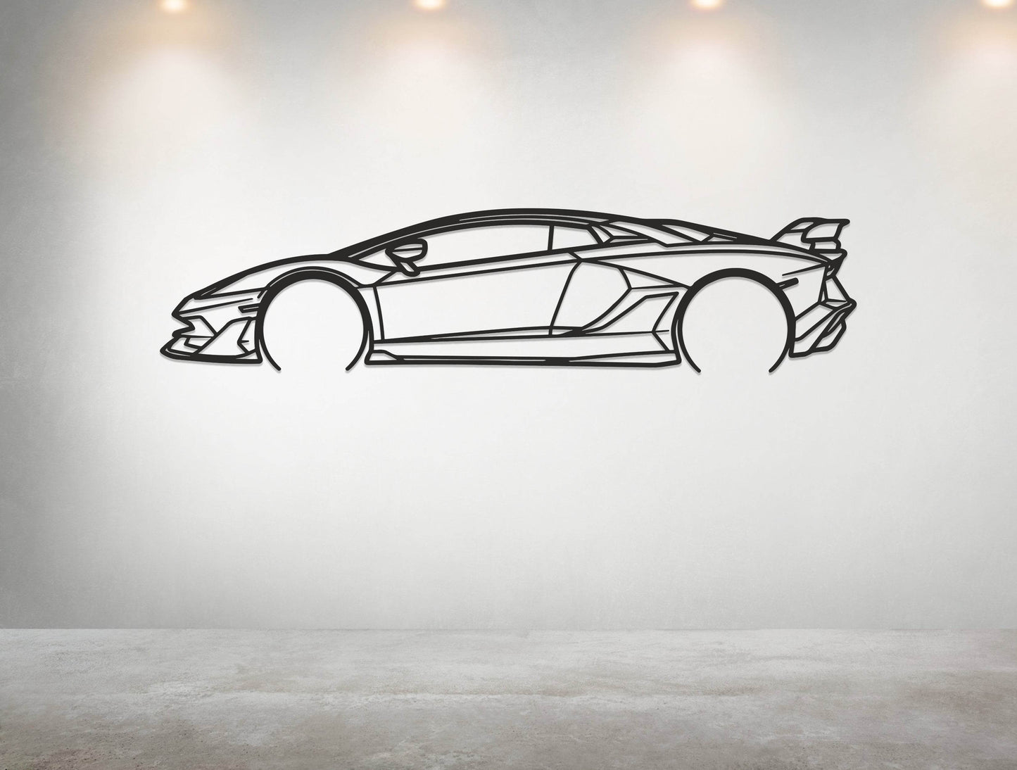 Aventador SVJ - Metal Wall Art - Metal Art