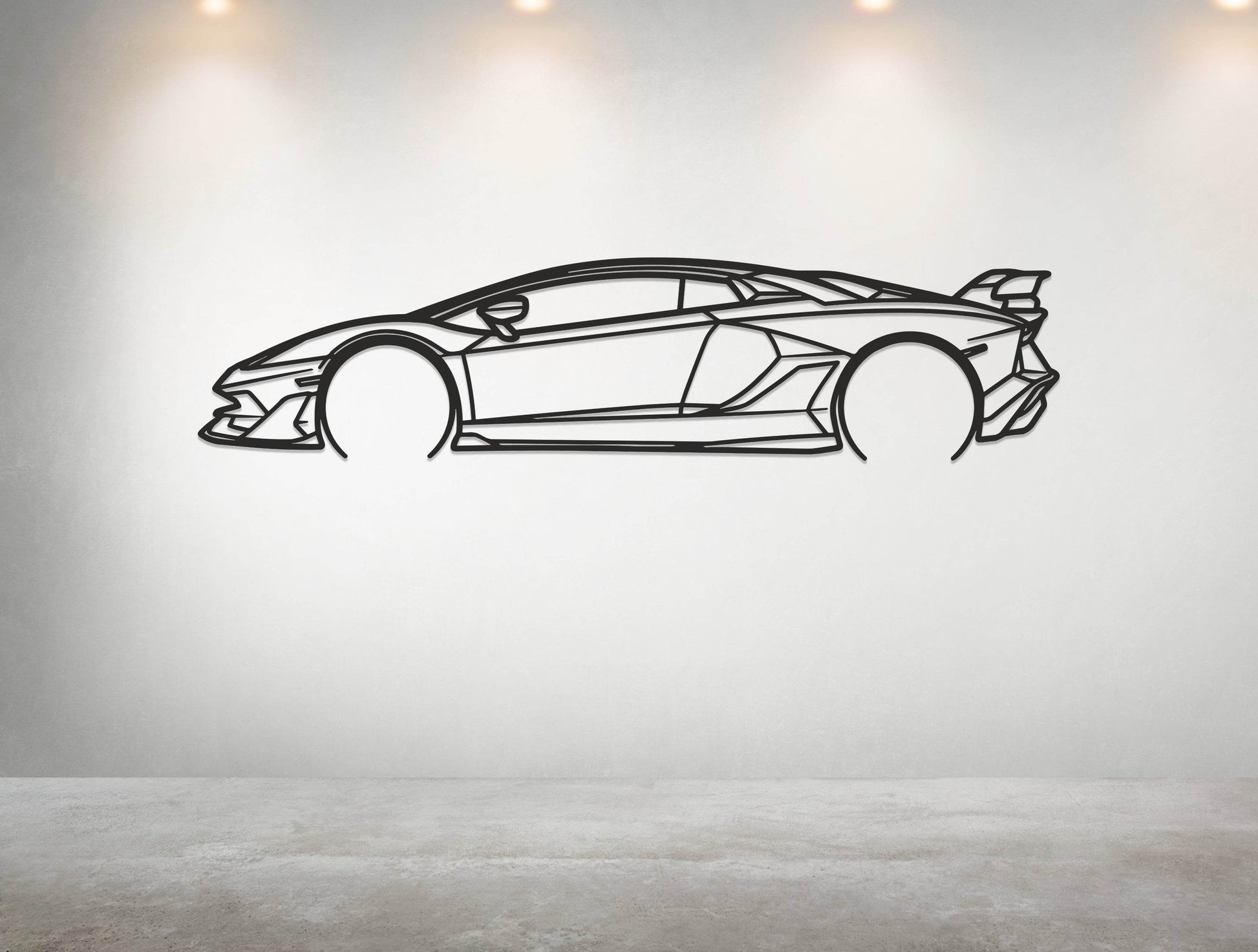 Aventador SVJ - Metal Wall Art - Metal Art