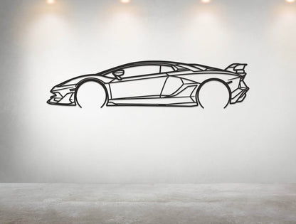 Aventador SVJ - Metal Wall Art - Metal Art