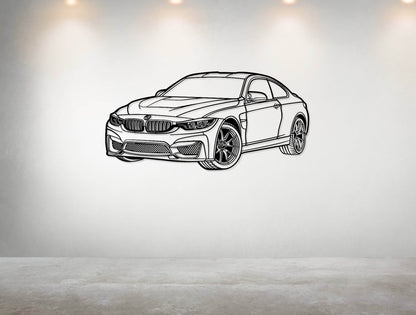 F82 M4 Perspective - Metal Wall Art - Metal Art