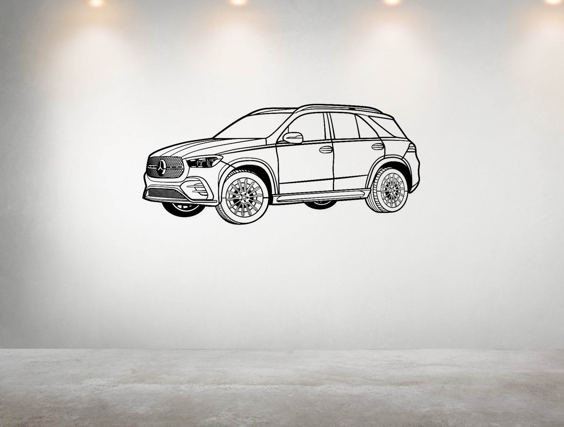 2024 GLE 350 Perspective - Metal Wall Art - Metal Art