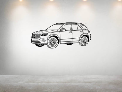 2024 GLE 350 Perspective - Metal Wall Art - Metal Art