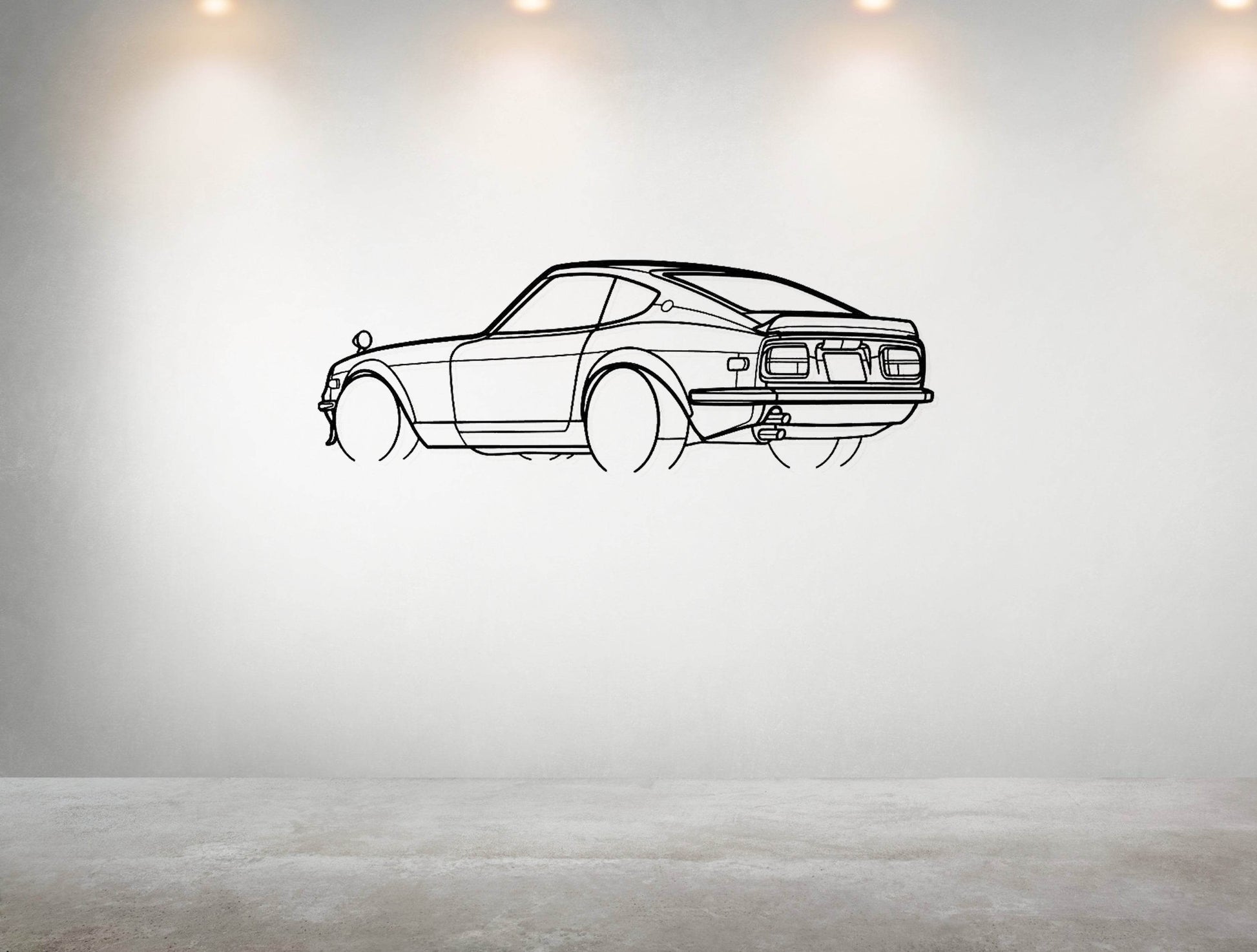 240Z 1972 - Metal Wall Art - Metal Art