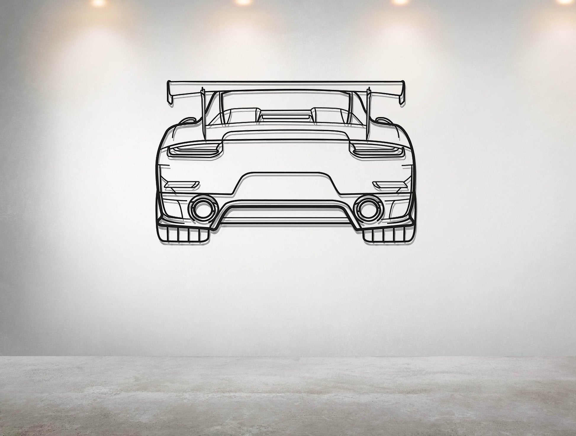 911 GT2 RS Model 991 - Metal Wall Art - Metal Art