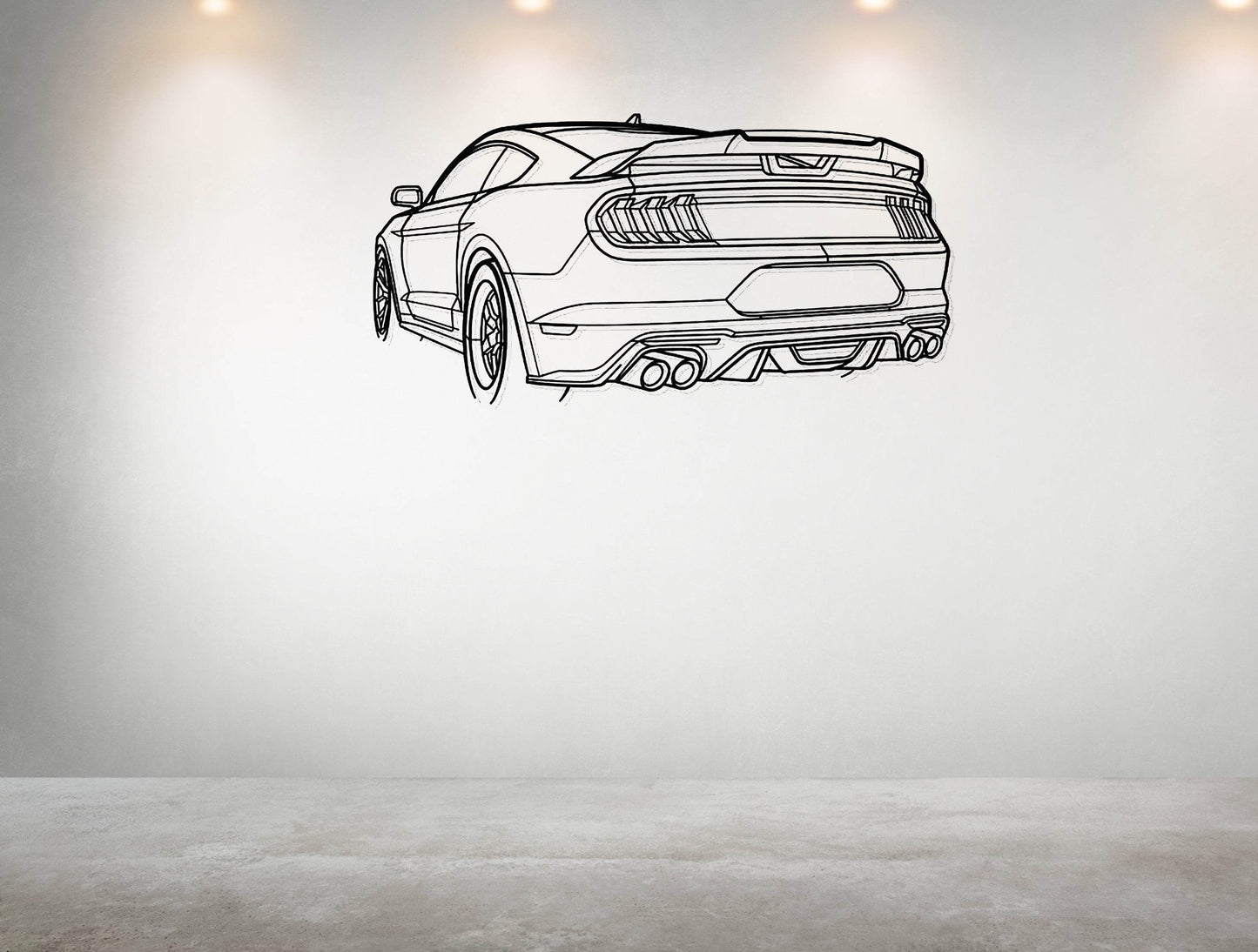 Mustang GT 2020 - Metal Wall Art - Metal Art