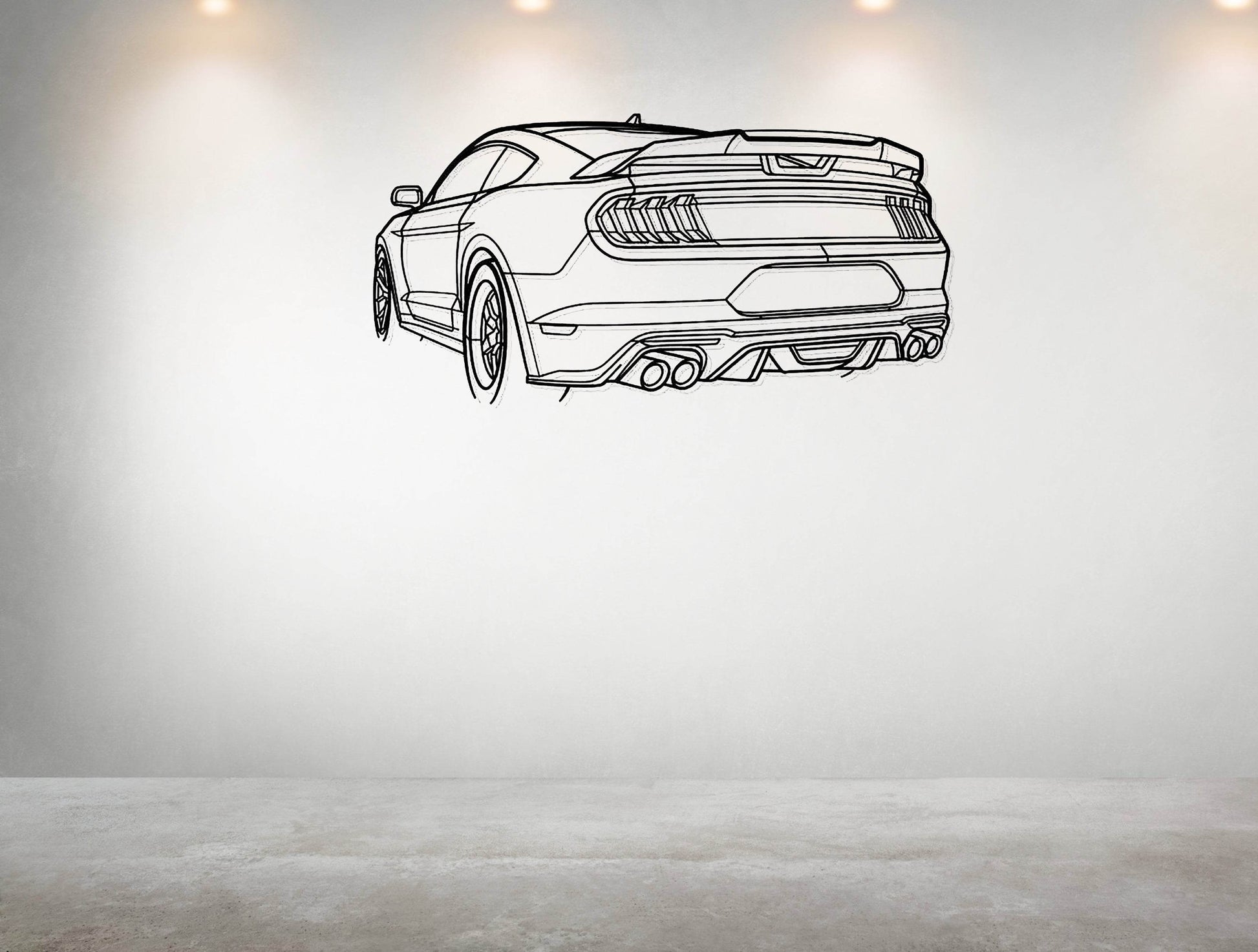 Mustang GT 2020 - Metal Wall Art - Metal Art