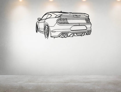 Mustang GT 2020 - Metal Wall Art - Metal Art