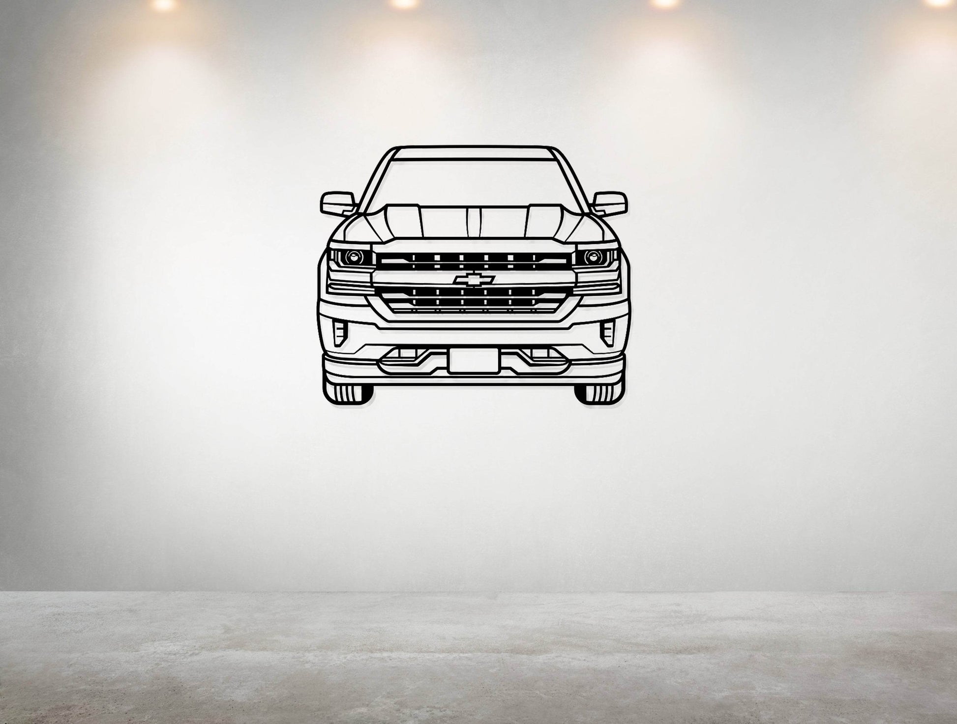 Silverado 1500 Z71 - Metal Wall Art - Metal Art