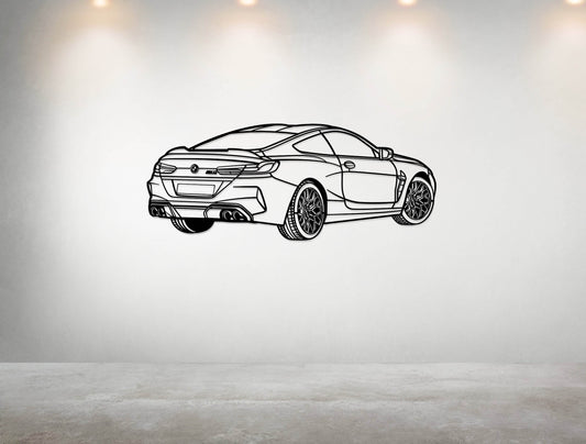 M8 Coupe - Metal Wall Art - Metal Art
