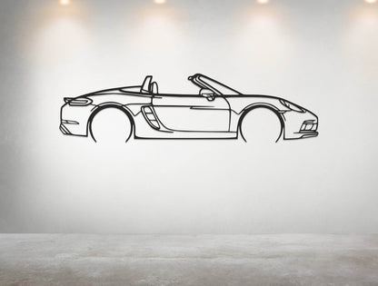 718 Boxster - Metal Wall Art - Metal Art