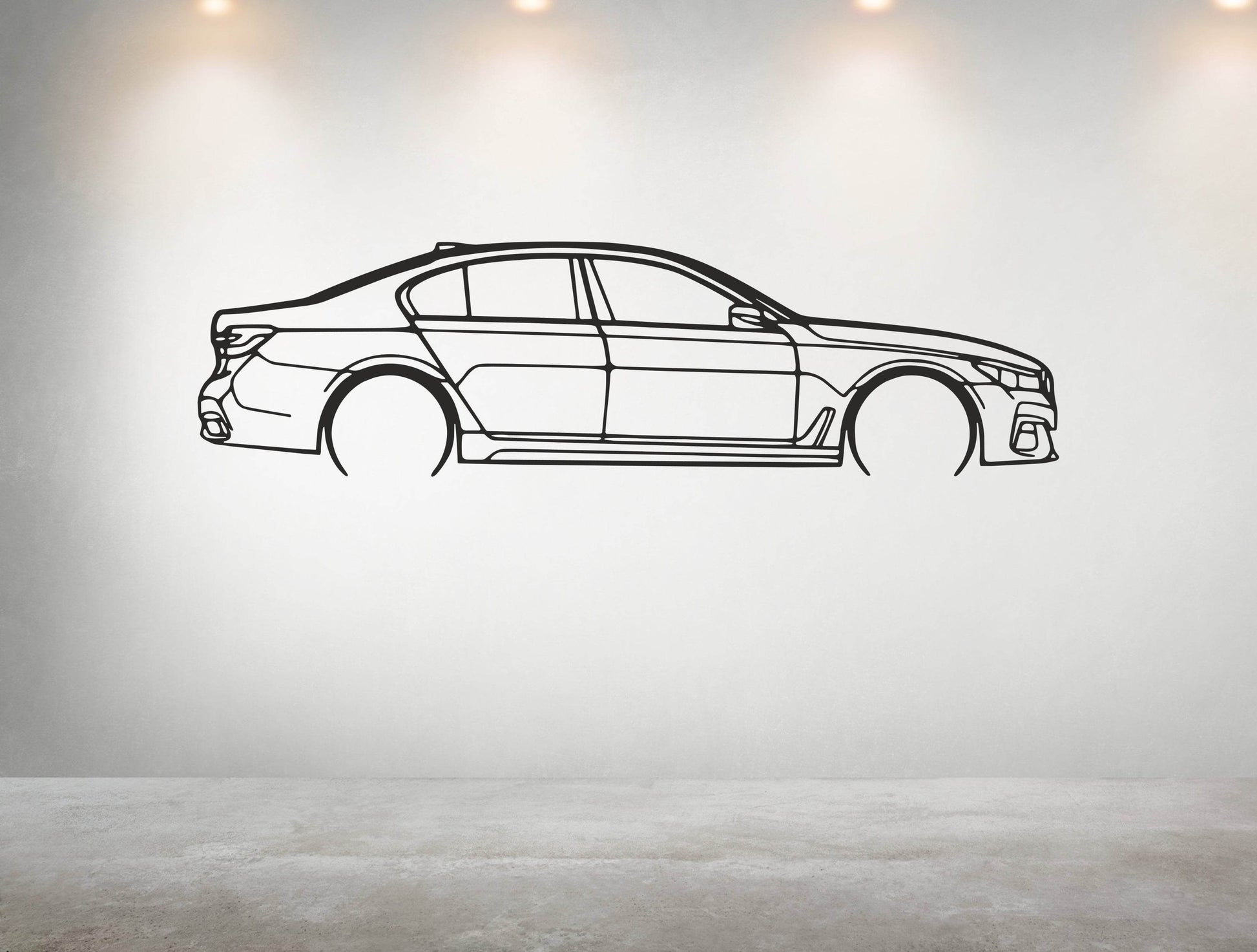 7 Series G11/G12 LCI - Metal Wall Art - Metal Art
