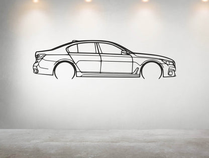 7 Series G11/G12 LCI - Metal Wall Art - Metal Art