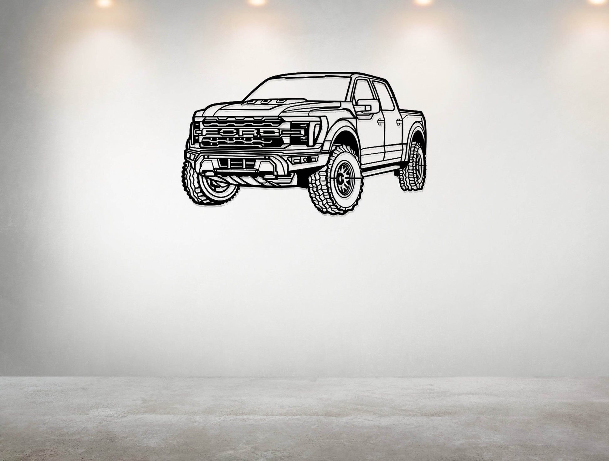 Raptor R Perspective - Metal Wall Art - Metal Art