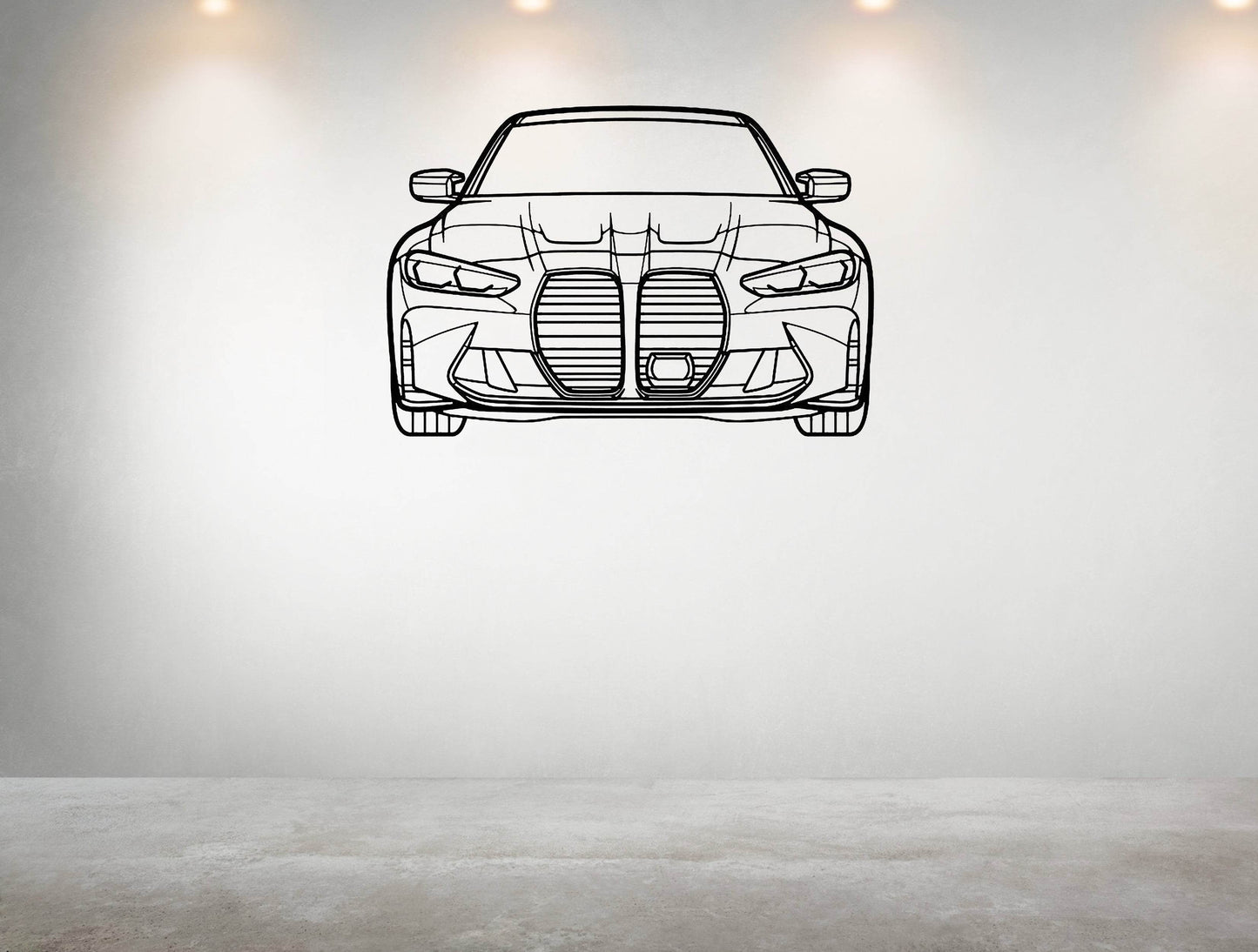 G80 M3 Front - Metal Wall Art - Metal Art