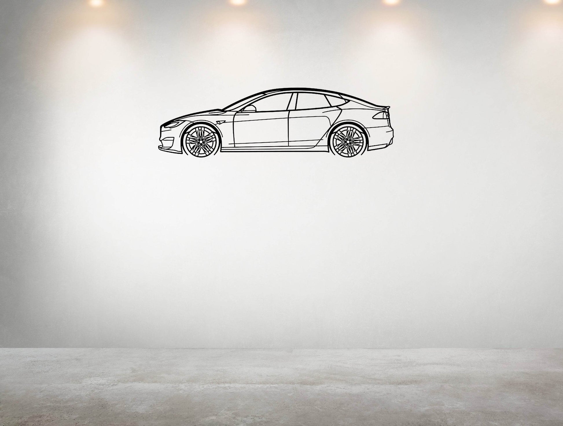 Model S Plaid 2022 - Metal Wall Art - Metal Art
