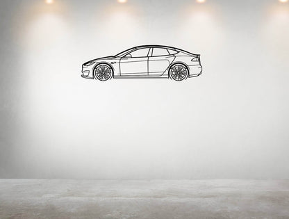 Model S Plaid 2022 - Metal Wall Art - Metal Art