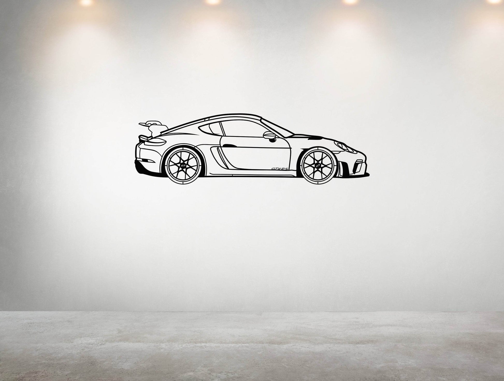 718 Cayman GT4 RS - Metal Wall Art - Metal Art