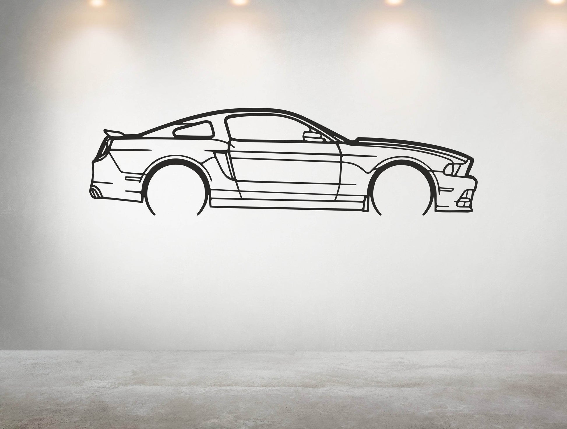 Mustang S197 - Metal Wall Art - Metal Art