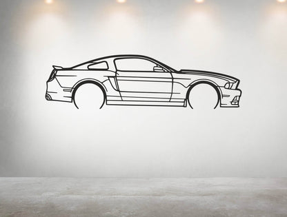 Mustang S197 - Metal Wall Art - Metal Art