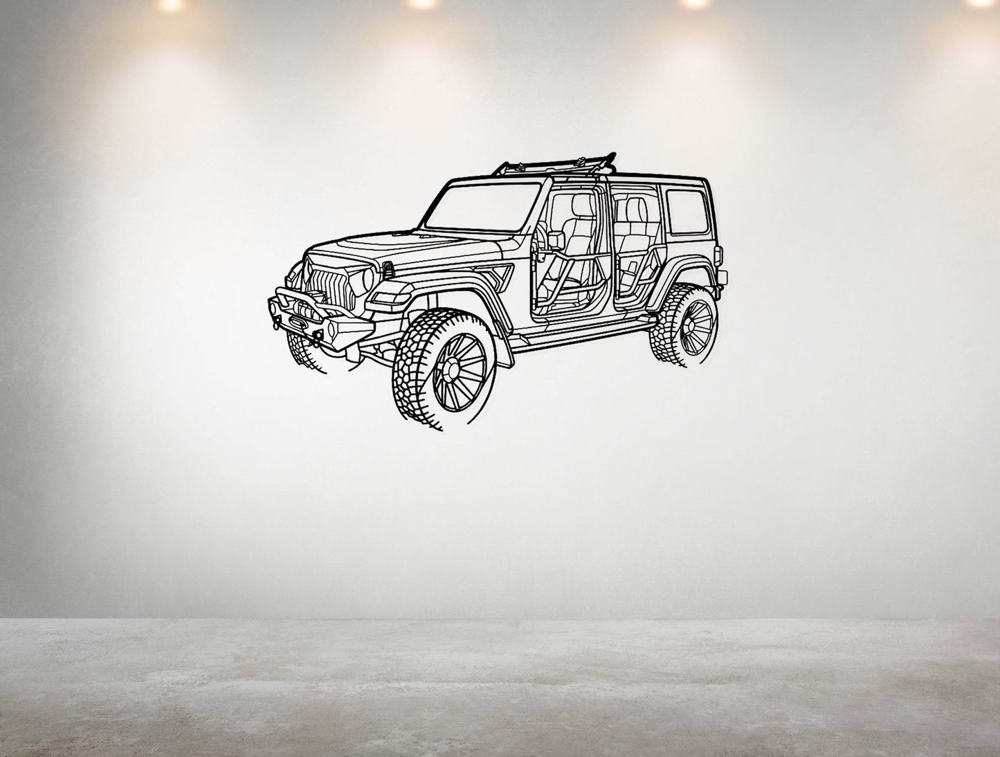 Wrangler 2022 - Metal Wall Art - Metal Art