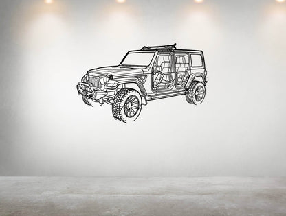 Wrangler 2022 - Metal Wall Art - Metal Art
