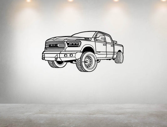 RAM 1500 - Metal Wall Art - Metal Art
