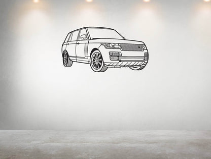 Range Rover - Metal Wall Art - Metal Art