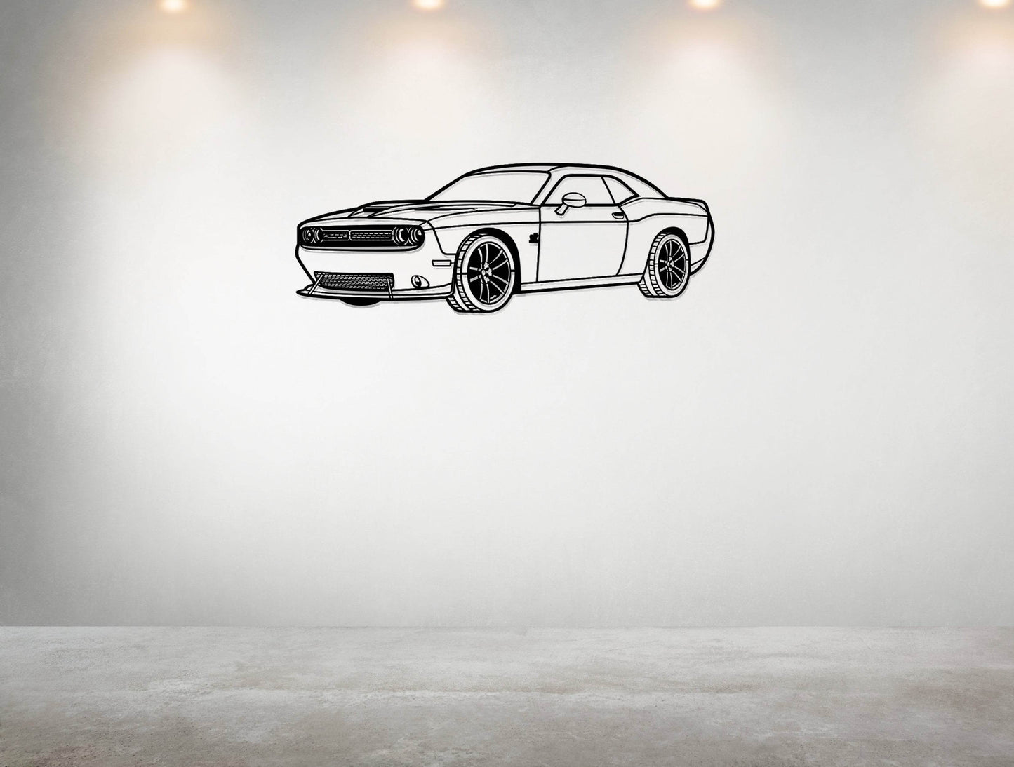 Challenger SRT Perspective - Metal Wall Art - Metal Art