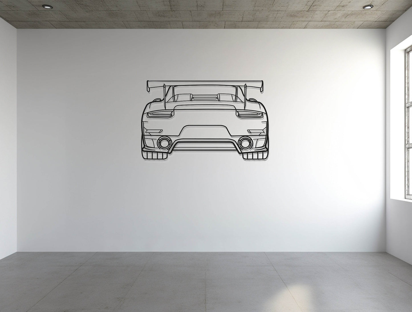 911 GT2 RS Model 991 - Metal Wall Art - Metal Art