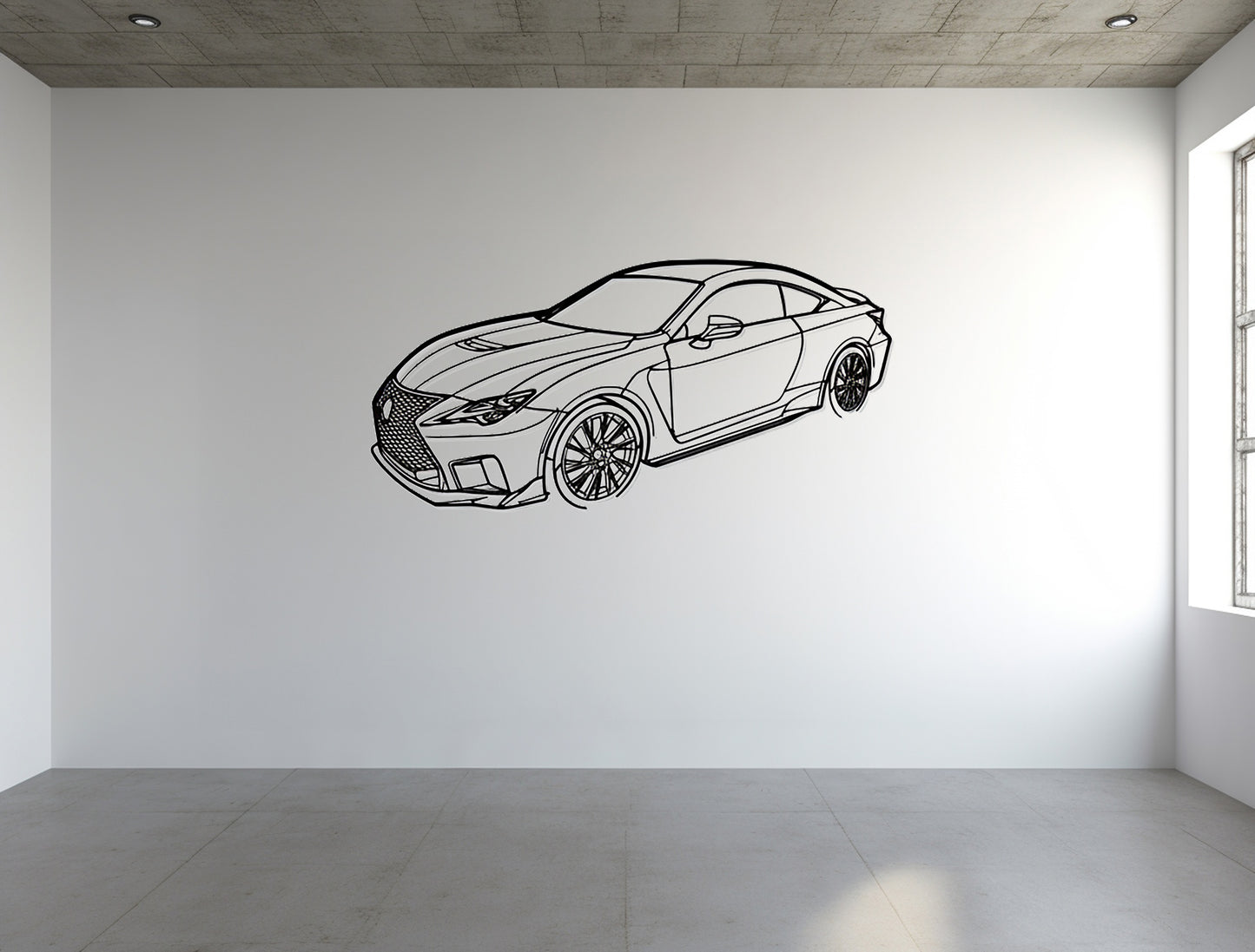RC F 2020 - Metal Wall Art