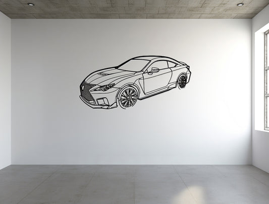 RC F 2020 - Metal Wall Art