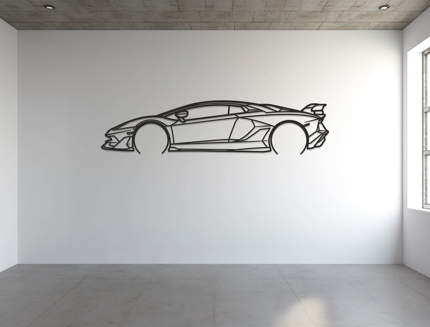 Aventador SVJ - Metal Wall Art - Metal Art
