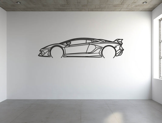 Aventador SVJ - Metal Wall Art - Metal Art
