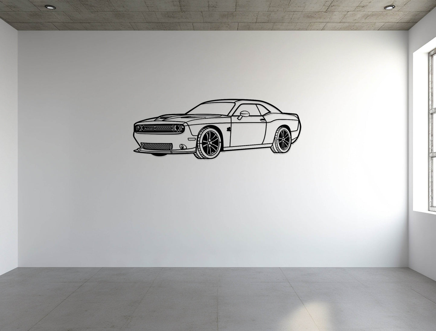 Challenger SRT Perspective - Metal Wall Art - Metal Art
