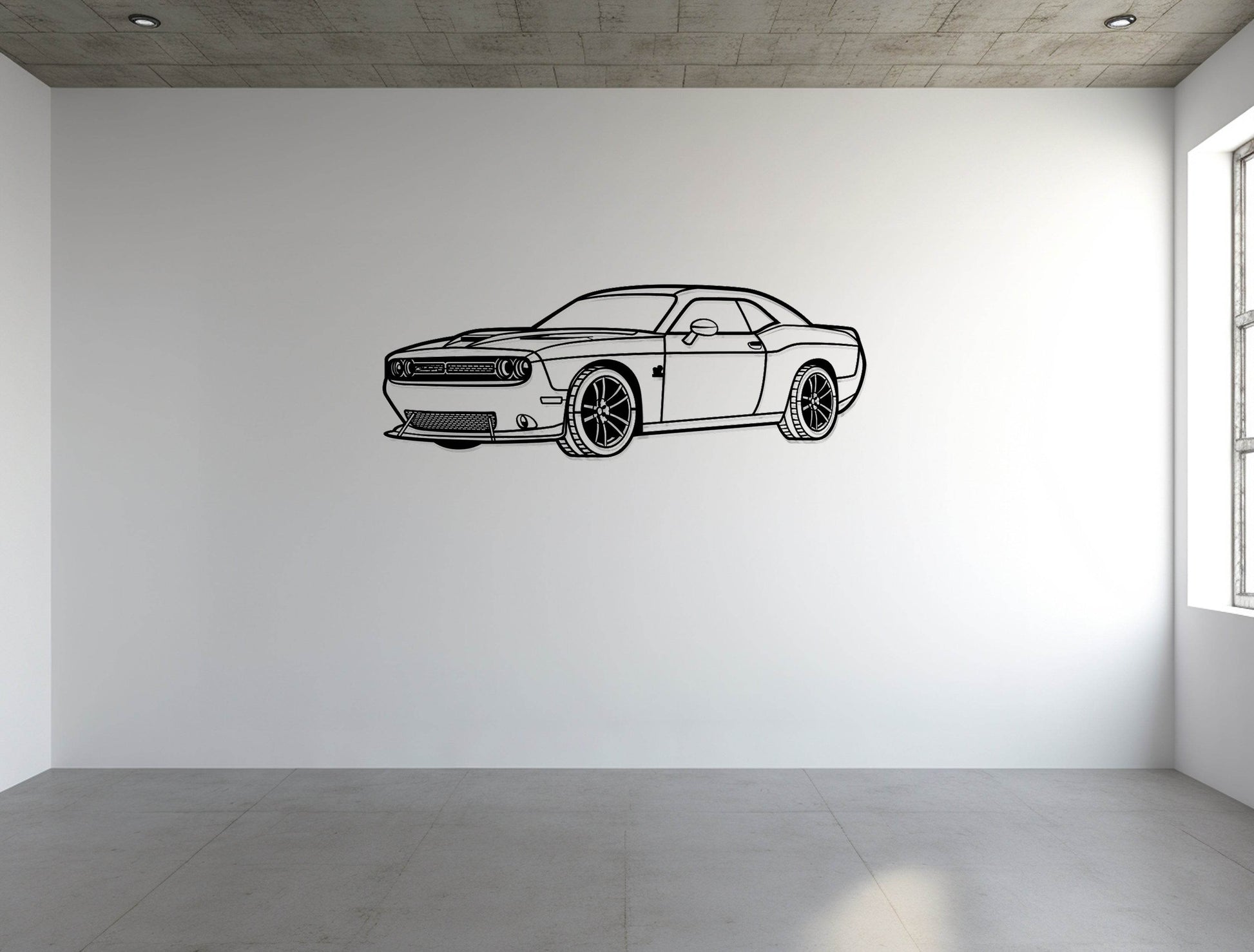 Challenger SRT Perspective - Metal Wall Art - Metal Art