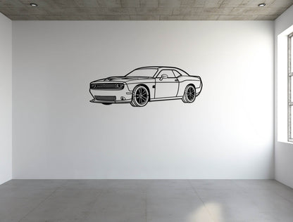 Challenger SRT Perspective - Metal Wall Art - Metal Art