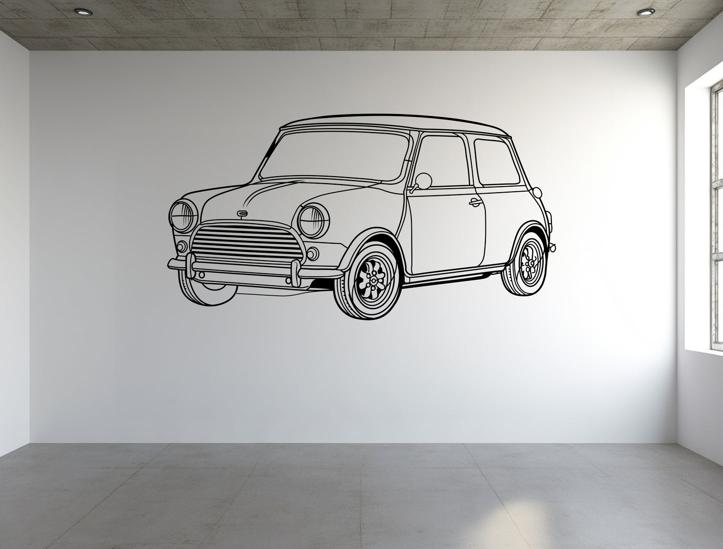 Austin Mini - Metal Wall Art
