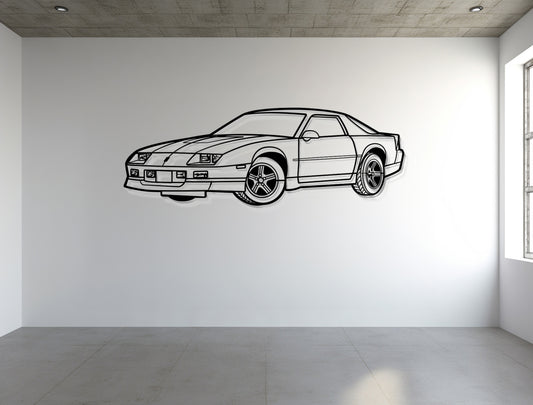 1988 Camaro IROC-Z - Metal Wall Art