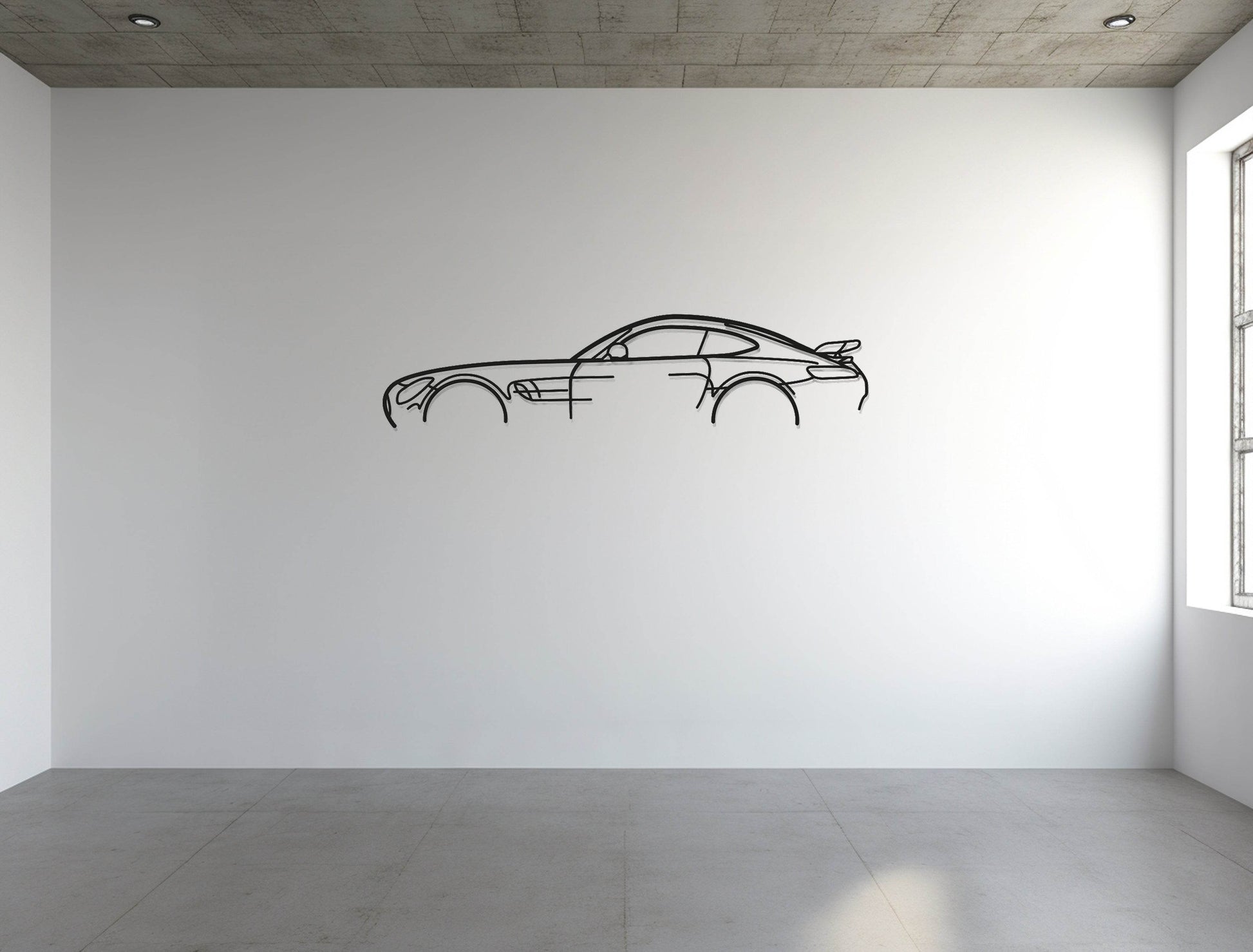 AMG GT R Classic - Metal Wall Art - Metal Art