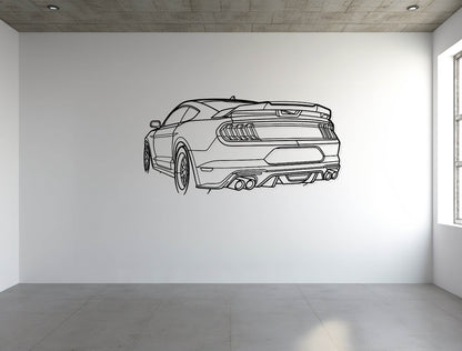 Mustang GT 2020 - Metal Wall Art - Metal Art